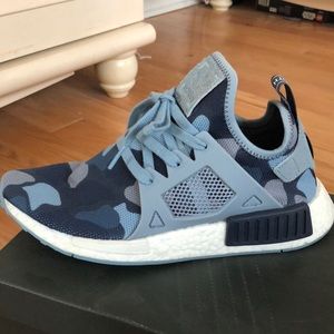 Blue Camo Adidas NMD’s